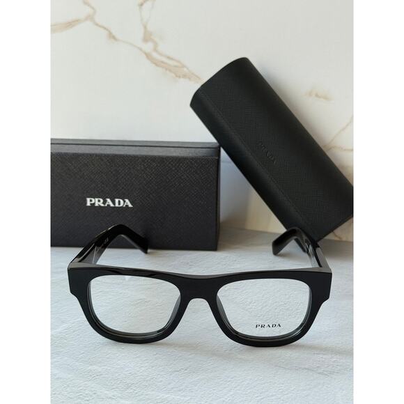 NEW Prada PR D08U Black Unisex Eyeglasses Frames